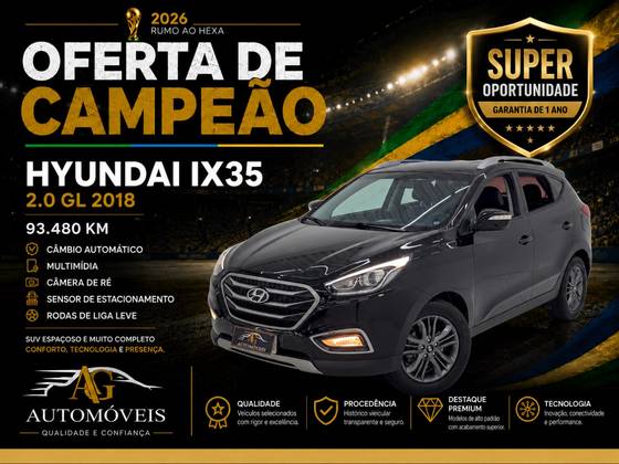 HYUNDAI IX35 2.0 MPFI GL 16V FLEX 4P AUTOMÁTICO